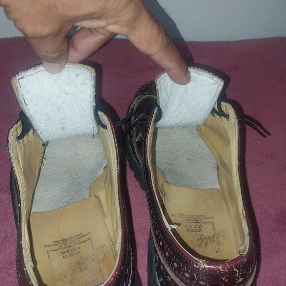 GRIPFAST STEEL TOE OXFORD BROWN LEATHER SHOES SZ 5 UK 35 - Picture 12 of 16